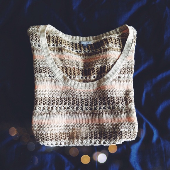 Cropped printed sweater 💛