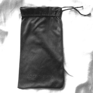 This is a Dolce & Gabbana sunglasses sleeve