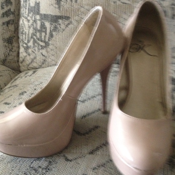 Nude color heels