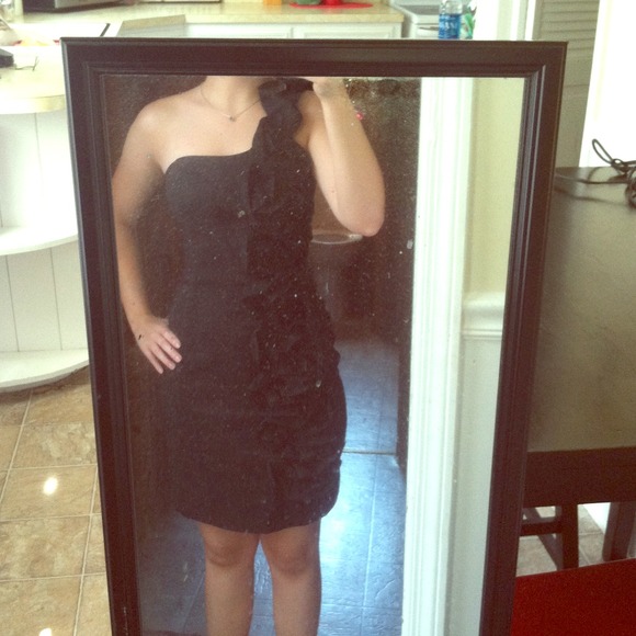 Sexy black dress