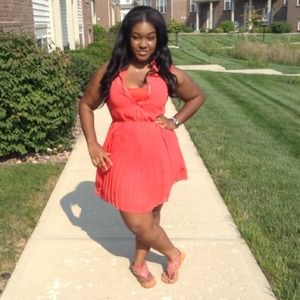 American Eagle Coral dress