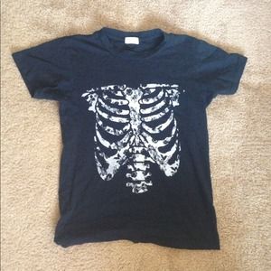 Brandy Melville Skeleton Shirt