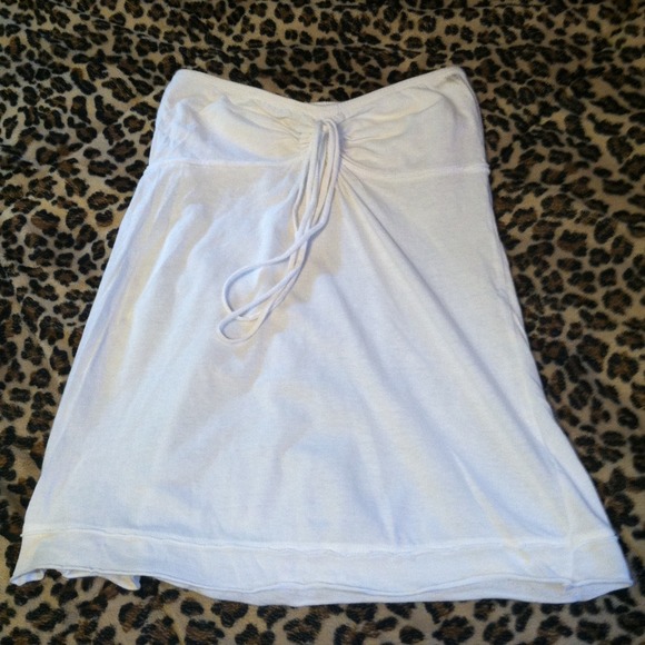 White Strapless Shirt
