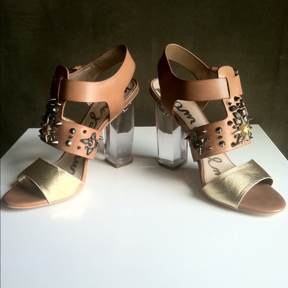 *SOLD* Sam Edelman Embellished sandals, size 7 - Picture 3 of 4