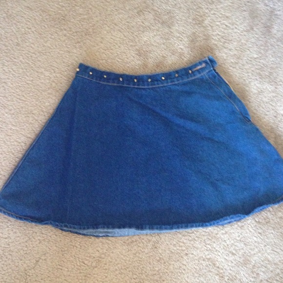 Studded circle skirt