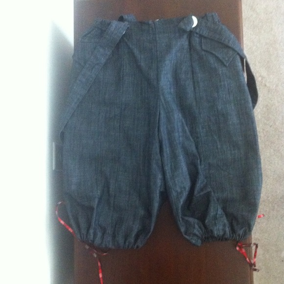 Nuvula Denim Suspender Ballon Pant