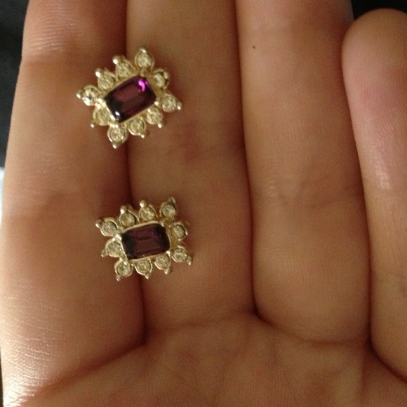 Amethyst earrings