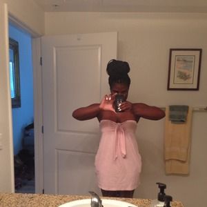 Pink babydoll Spa wrap / beach coverup