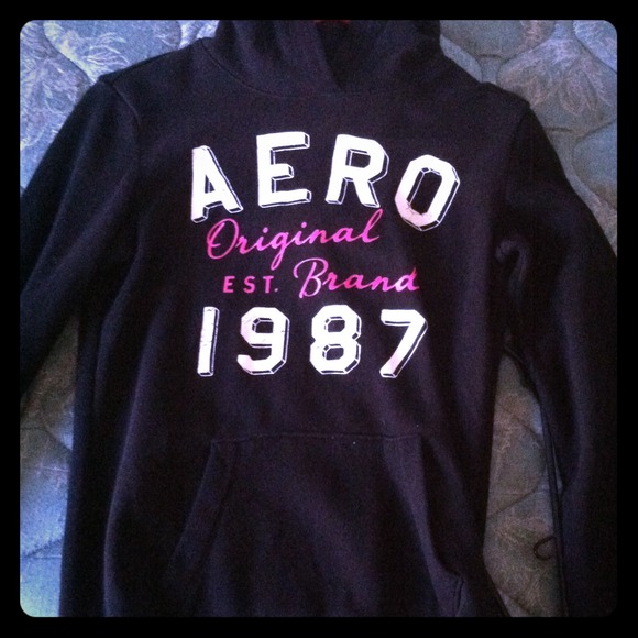 Black Aeropostale hoodie