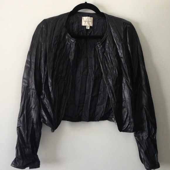 Silence + Noise Faux Leather Jacket