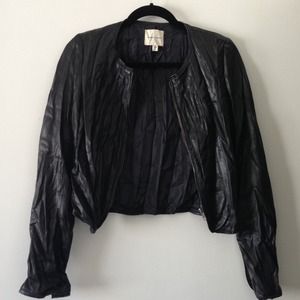 Silence + Noise Faux Leather Jacket