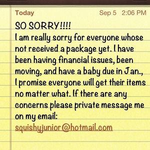 Please read if your expecting a package from me!