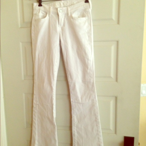 White boot cut Citizens of Humanity jeans