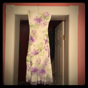 Floral high low dress⚡️reduced! ⚡️
