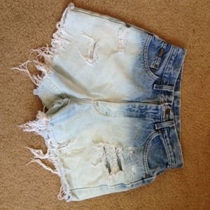 Vtg Riders high waisted ombré shorts