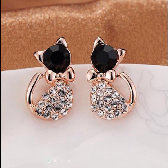 Sale! Earrings Lovely Kitty!