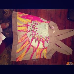 Anthropologie halter- linen