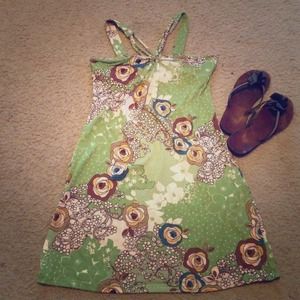 Beautiful green summer dress