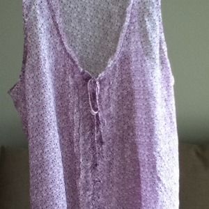 Pink racer back top
