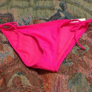 Hot pink bikini bottoms