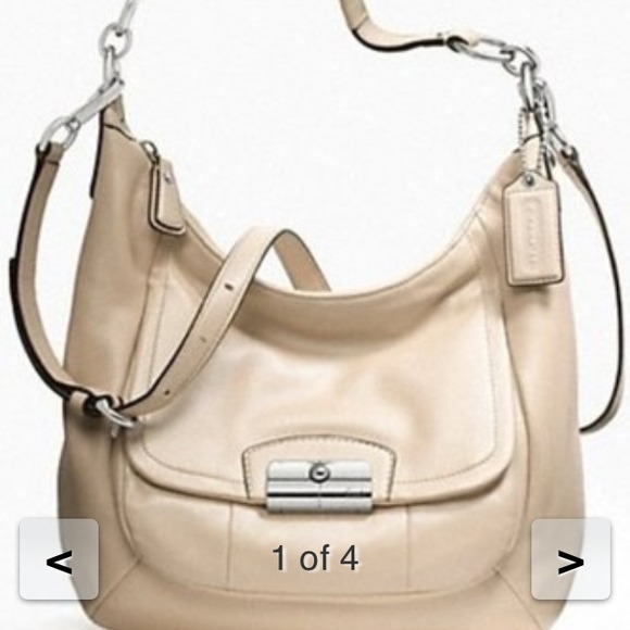 New coach Kristin leather hobo purse F22306