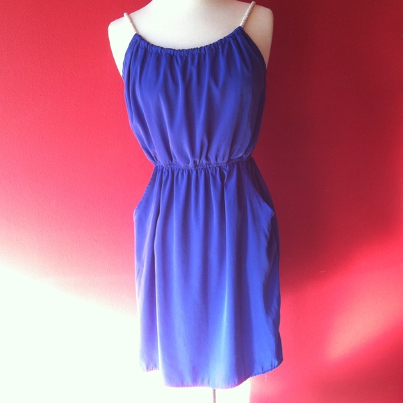 Blue dress