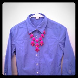3/4 sleeve button down shirt