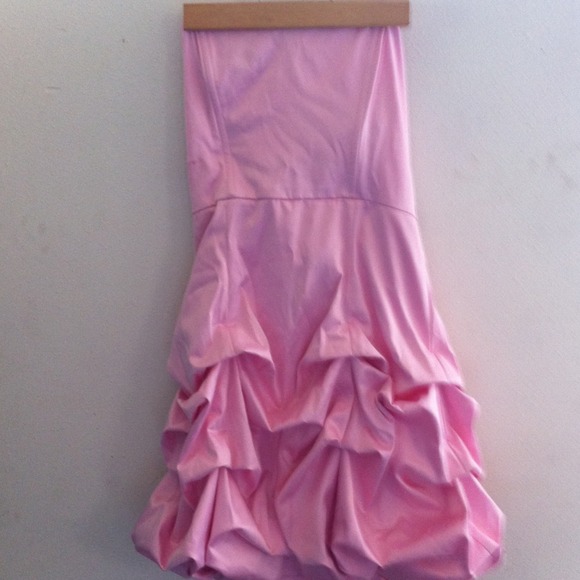 Light pink thigh length dress