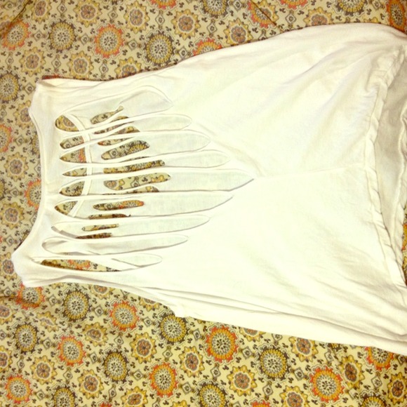 Silence and Noise ripped tank top