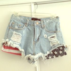 High waisted shorts