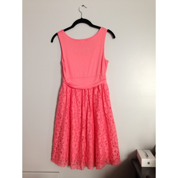 ❌SOLD❌Coral crochet dress 🍄💫 - Picture 2 of 4