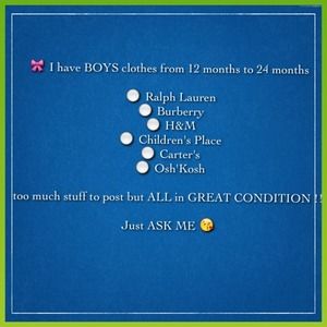 Toddler Boy Clothes 12M - 4T 👕👔👚🎽👖