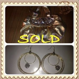 ✨💎GOLDEN BUNDLE 💎✨ PURSE AND EARRINGS!!!