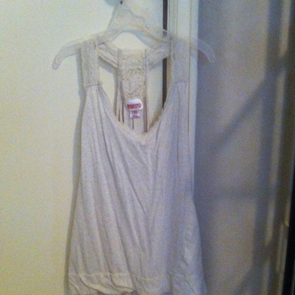 Cream colored tank top