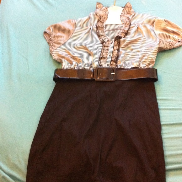 New dress black and white pin stripe.