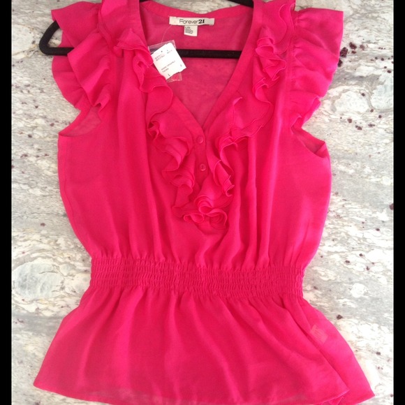 Forever 21 fuchsia top