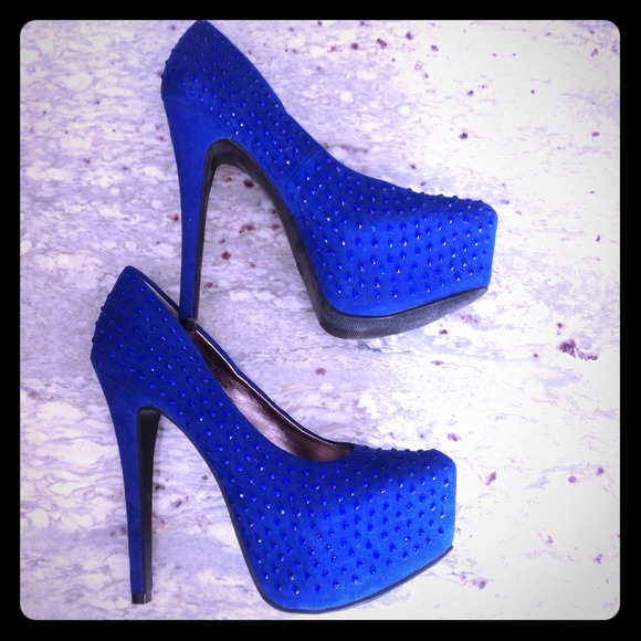 Just fab cobalt blue shoes