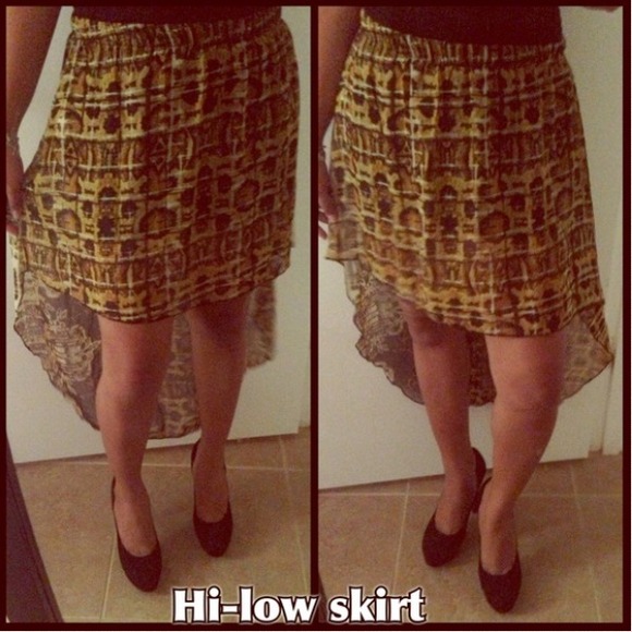 New Hi low skirt