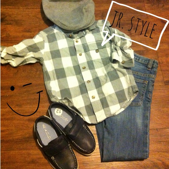 Baby GAP Grey newsboy cap