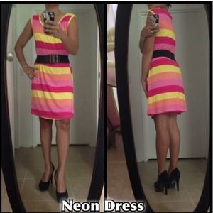 New colorful stripes dress