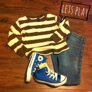 Baby GAP Striped Thermal Top