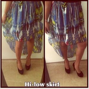 New hi low skirt