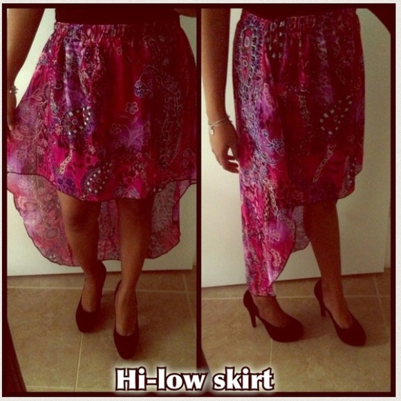 New hi low skirt