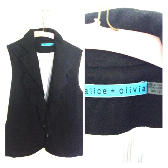 Alice + Olivia blazer vest