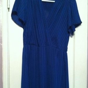 Electric blue vintage dress