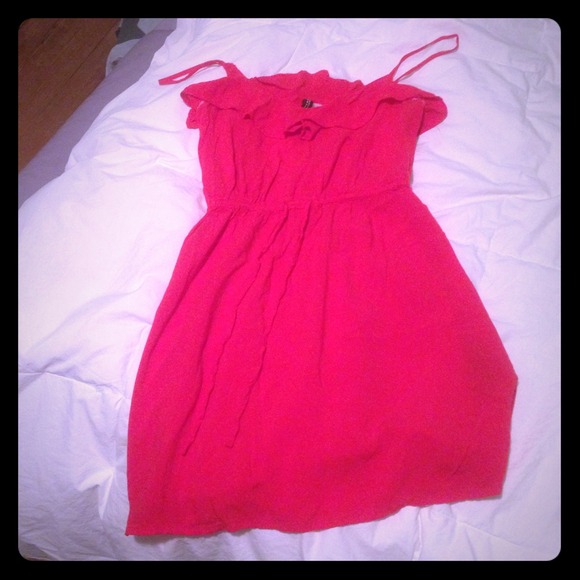 Hot pink/ red dress! - Picture 1 of 2