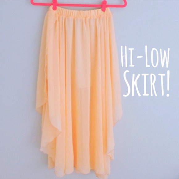 Hi-Low Tiered Skirt
