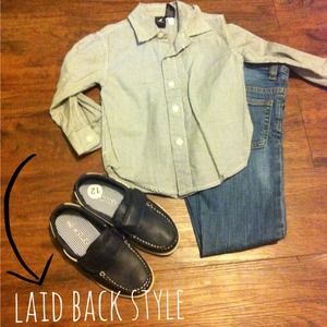 Nautica  Black & White Top