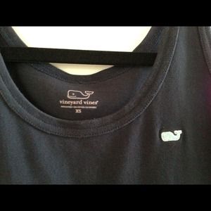 Vineyard Vines navy cotton shift dress