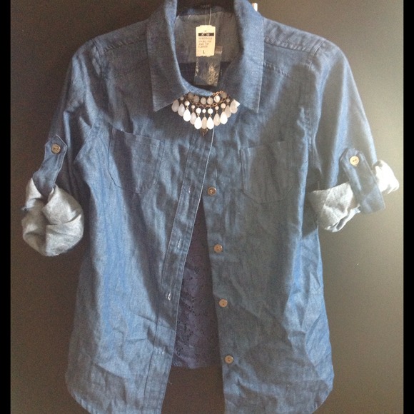 Chambray top
